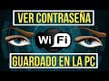 Como VER las CONTRASEÑAS WIFI guardadas en mi PC windows 10/7/8/ Sin programas 2026