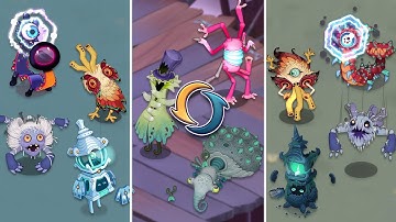 All Paironormal Monsters - Major, Minor & Paironormal Carnival Comparison (My Singing Monsters)