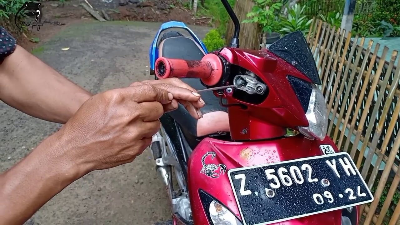 Ganti seal master rem depan pake karet tabung gas