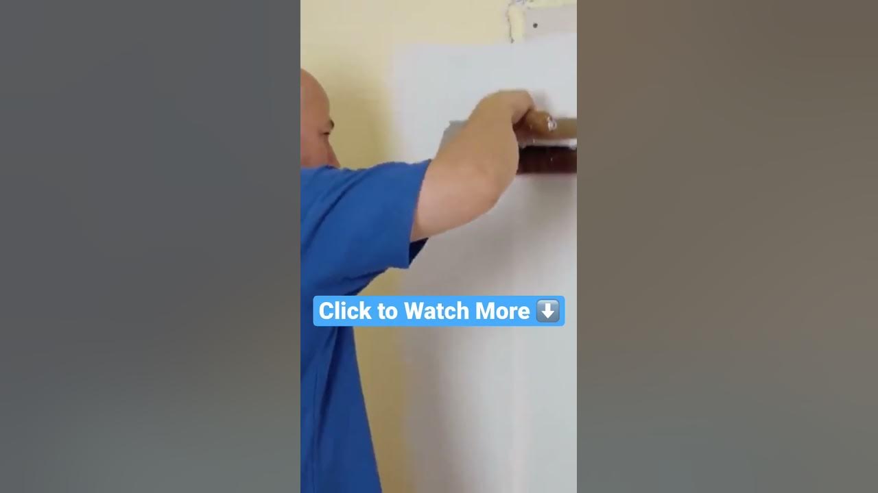 Easy Drywall Tricks To Fix Any Mistake Easy Drywall Tricks to Fix Any Mistake #shorts - YouTube