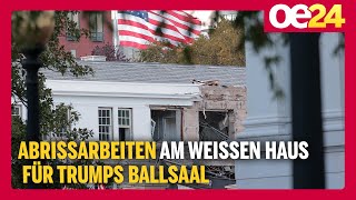 Abrissarbeiten Am Weißen Haus Für Trumps Neuen Ballsaal Herbert Bauernebel
