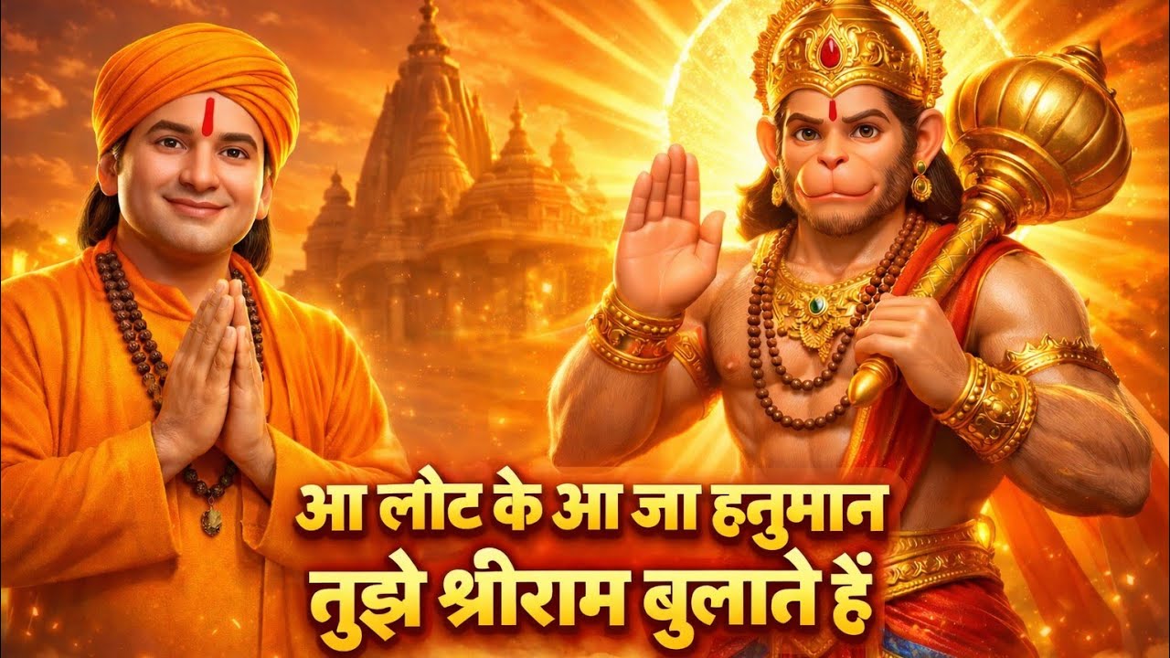 आ लौट के आजा हनुमान तुझे श्री राम बुलाते है // Prakash Das Ji Maharaj Viral Bhajan 2026 #bhajan