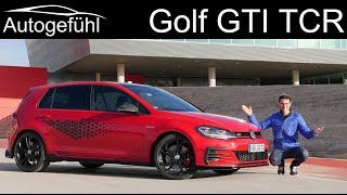 VW Golf GTI TCR FULL REVIEW with racetrack - the fastest street legal Golf GTI - Autogefühl