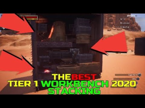 Conan Exiles Best Workbench Stacking Tier 1 Everything Synergize Youtube