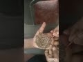 half hand mehndi design