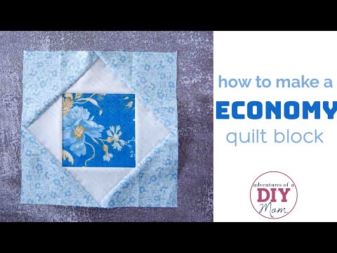 Economy Quilt Block | aka Floating Squares Quilt Block
