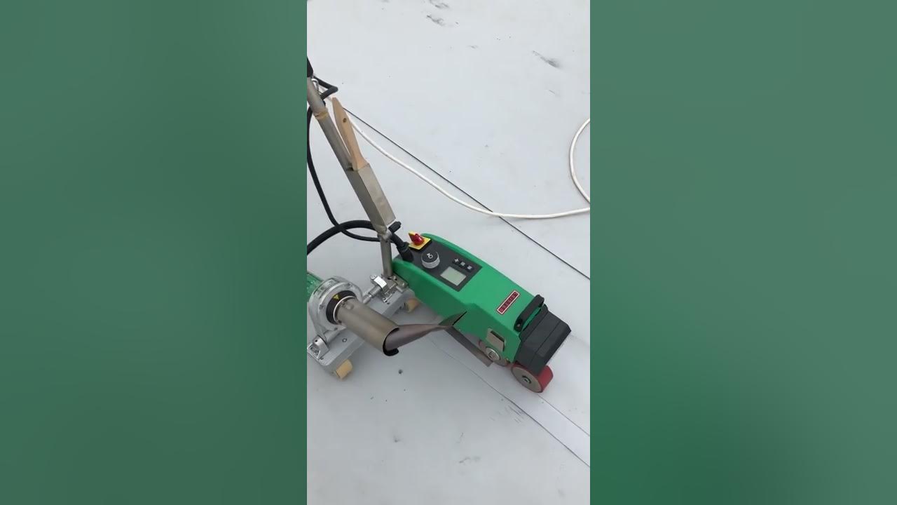 Leister VARIMAT V2, Leister Examo. Тест сварного шва на разрыв. - YouTube