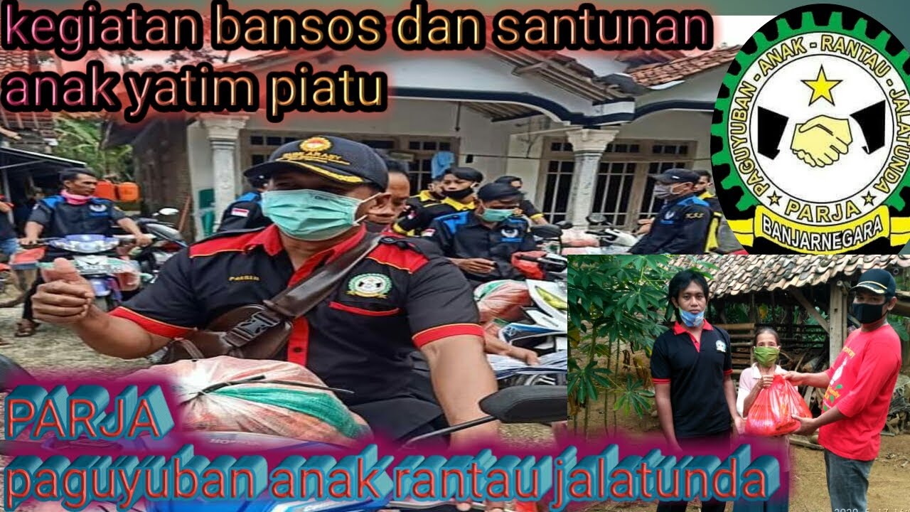  PAGUYUBAN  PARJA bagi2 sembako dan santunan anak yatim 