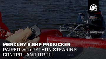Mercury 9 9HP ProKicker Paired With Python Stearing Control and iTroll