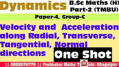 #dynamics #velocity #acceleration #part2 #tmbu