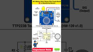 Make INVISIBLE Switches at Home! 🪄⚡ (TTP223 Sensor)