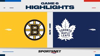 NHL Game 6 Highlights | Bruins vs. Maple Leafs - May 2, 2024 image
