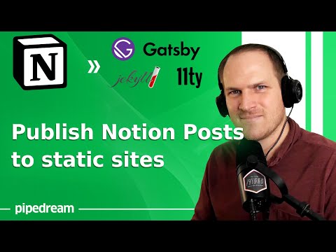 Publish Notion pages as posts to your JAMstack blog