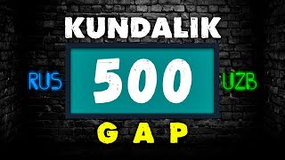 Rus tilida kundalik 500ta gap | 20 daqiqada rus tili