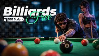 FREE FiveM Billiards Script | 8-Ball, 9-Ball & Practice, POV Aiming | ESX, QBCore, QBX