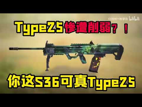 【使命召唤手游】【整活】Type25惨遭削弱？！你这S36可真Type25 #CODM一枪穿云