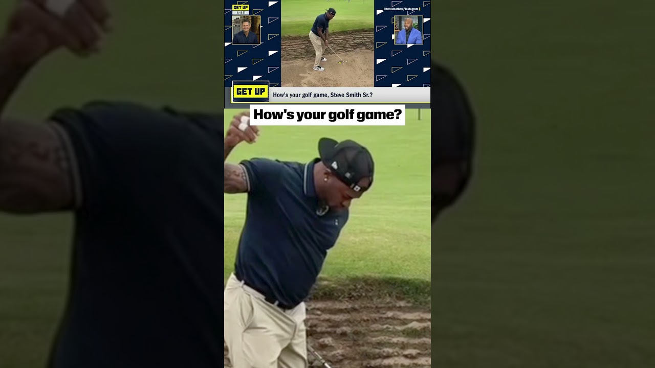 Steve Smith Sr. reacted to his golf game 🤣