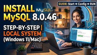 How to Install MySQL 8.0.46 on Local PC (Step-by-Step Guide) |  Installation on Windows/Mac | Config