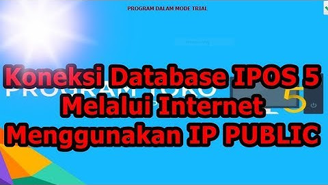 Koneksi Database IPOS 5 Dari Internet Pakai IP Public Dan Router ASUS RT-N12HP