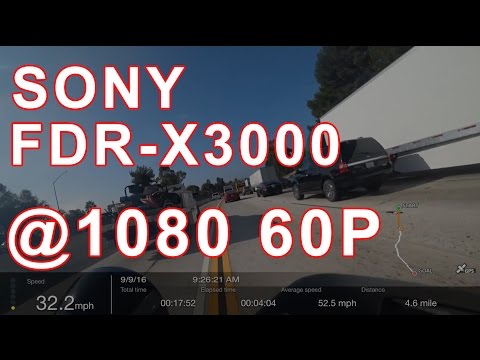 Sony FDR-X3000 1080 60p Motorcycle Test Footage
