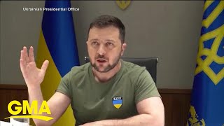 Zelenskyy says Ukraine has made gains against Russian troops l GMA