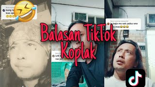 KUMPULAN BALASAN TIK TOK ZHAWER KROWAK KOPLAKKK!! || PART 1