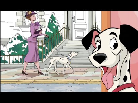  101 تلوين صورة من فلم الكرتون الكلب المنقط 101 