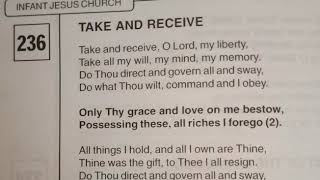 Take And Receive O Lord My Liberty