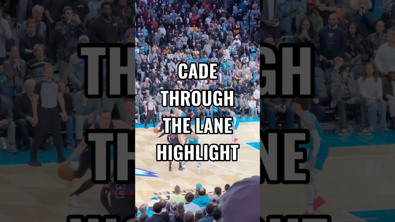 Just Cade passing by… #nba #detroitpistons #cadecunningham