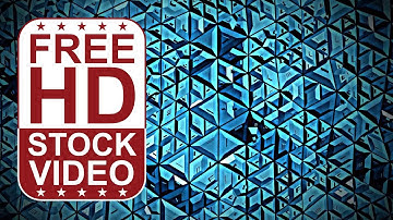 Free Stock Videos - abstract animated 3D plane with triangles slowly deform with wavy motion