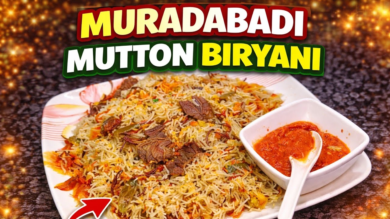 Muradabadi Mutton Biryani 🔥 | Hotel Style Dum Biryani | Asli Tareeka
