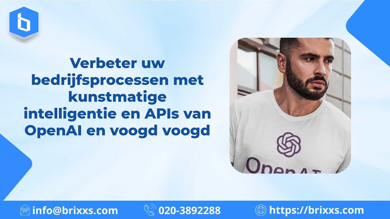 Verbeter uw bedrijfsprocessen met kunstmatige intelligentie en APIs van ...