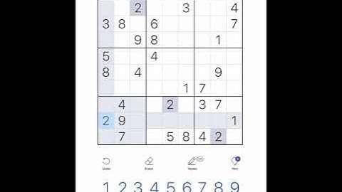 Sudoku.com Daily Challenge March 4, 2020