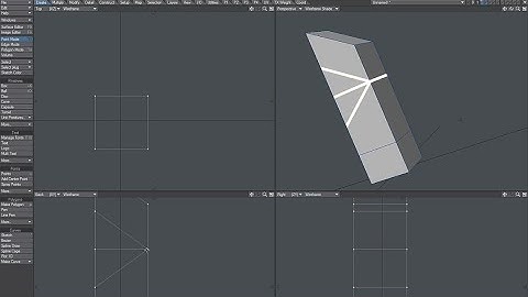 LightWave Model - edge to poly #1