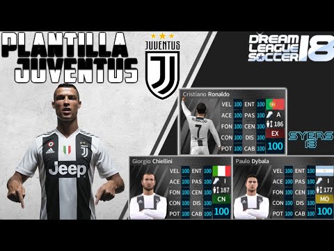 Plantilla Juventus 20182019 Al 100 En Dream League Soccer 18 Plantilla Al 100