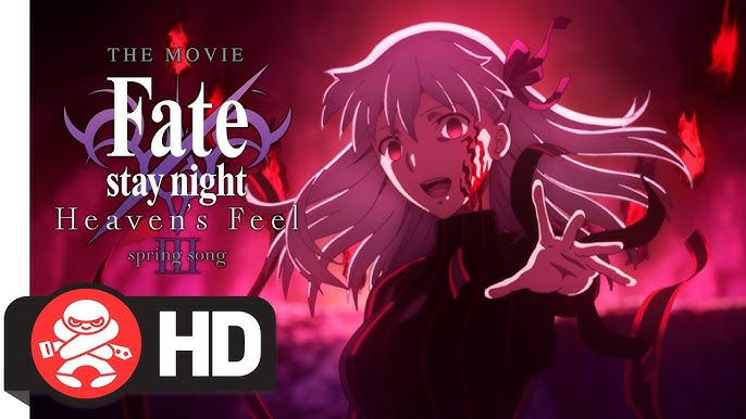 Animes Vision - Olá pessoal, só avisando que o filme de Fate/stay night  Movie: Heaven's Feel - III. Spring Song já se encontra em nosso site em  Blu-Ray. Segue o link