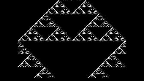 Cellular Automata with A Pixel Processor Array (R90)
