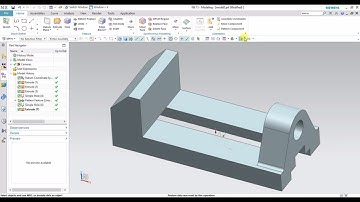 Siemens NX : Base of bench vice assembly