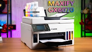 Unboxing & review - Canon MAXIFY GX6070 scanner | printer | copier