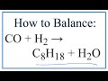 Balancing Chemical Equations Concepts