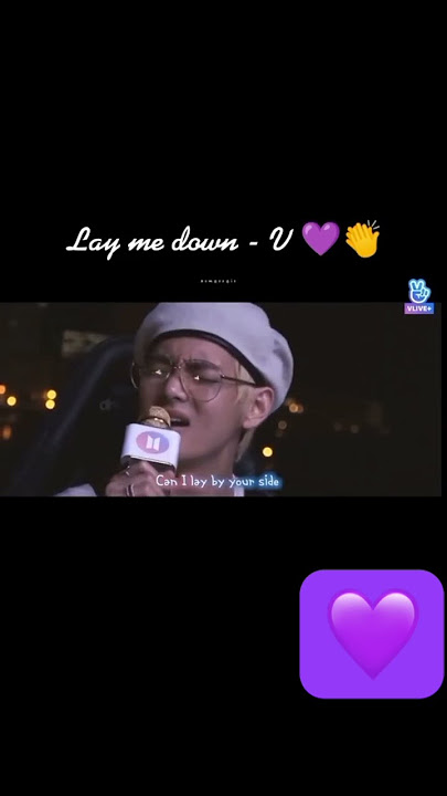 Taehyung showing off that vocal range - Lay Me Down cover #taehyung #bts #kpop