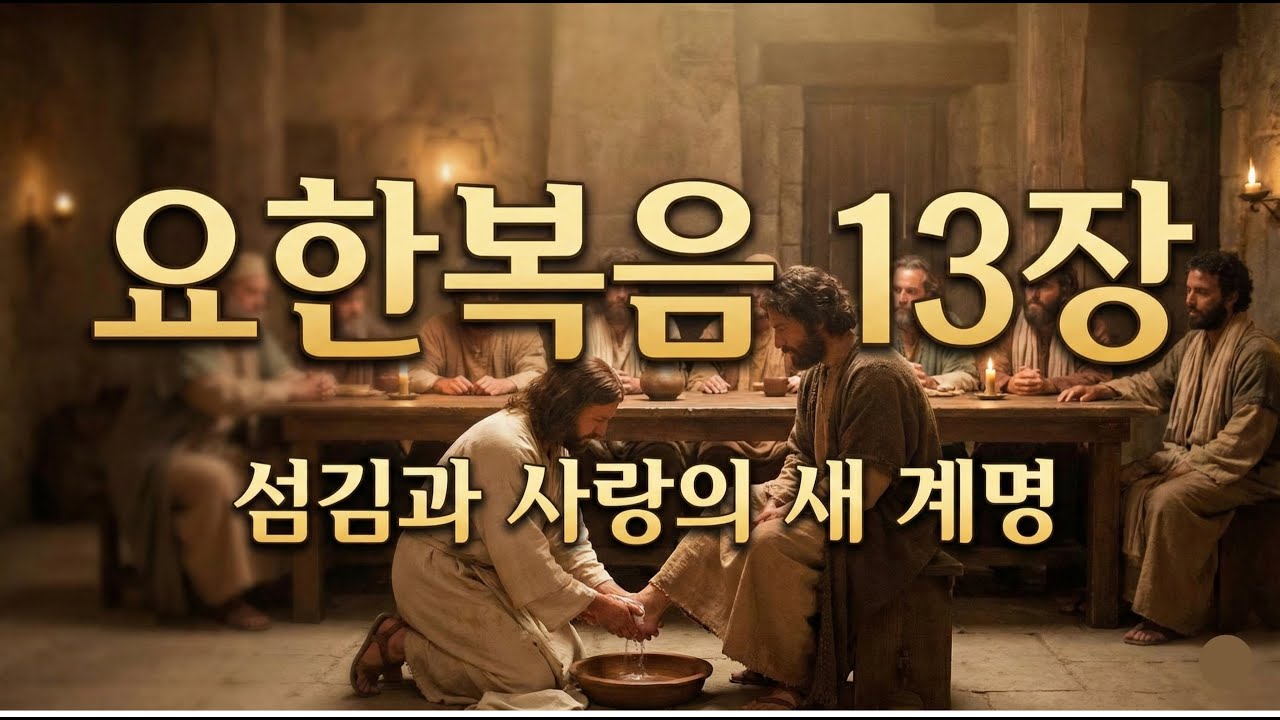 [노래로 성경 듣기] - 노래로 묵상하는 요한복음 13장 / Audio Bible / John Chapter 13/ Listening Bible / Bibly