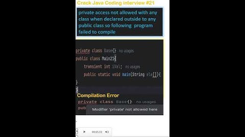 #21 Java interview questions and answers🤓#codingshorts #javaprogramming #codingconcepts #forstudents