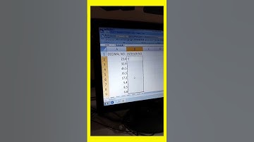 Use int formula in excel l How to use integer formula #computer #viral #keyboard #msword #shortcut