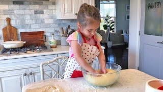 Mia Baking Alone for the First Time