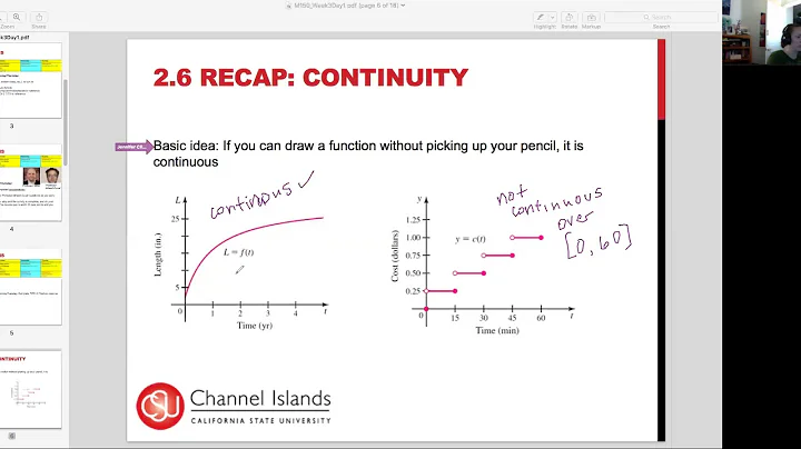 Section 2-6 Continuity