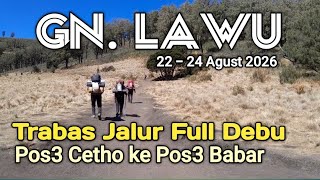 Gunung Lawu via Candi Cetho Trabas Jalur Babar 