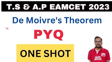 TS & AP EAMCET 2023//De Moivre