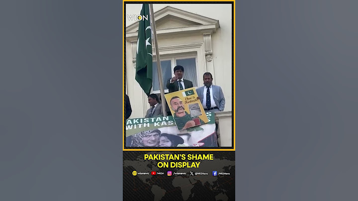 Pakistan Army Defence Attache In UK Makes Slit-throat Gesture At Indian Protesters | WION Shorts