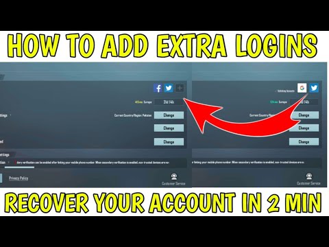 How To Add Extra Login In Pubg Mobile || Add Extra Links || New Method | Pubg 2.0 Trick In Hindhi